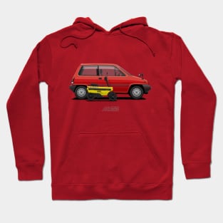 City R & Motocompo (Red & Yellow) Hoodie